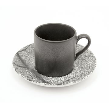 أكسفورد -قهوة بالطبق نيو دورا - 12 قطعه ارمادي - 100مل