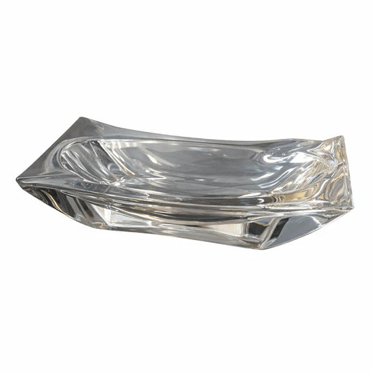 طفائه سجائر زجاجية - أسود - 19× 11 سم