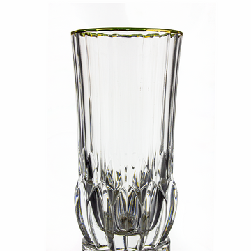 ار سي ار - طقم كاسات  - 6 قطع - 370مل - كنار ذهبي