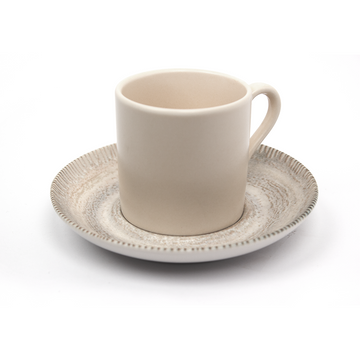 أكسفورد -قهوة بالطبق نيو دورا - 12 قطعه بيج - 100مل