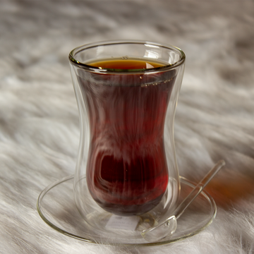 أكسفورد -مج بالطبق و المعلقة دبل جلاس - 150 مل 