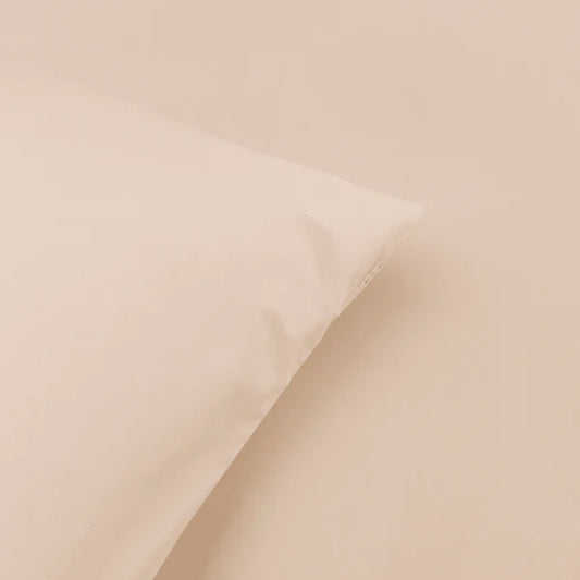 سينزو - طقم ملايات سرير  - بيج فاتح، 3 قطع - 200×200 سم