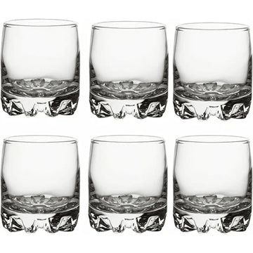 باشابتشي - طقم أكواب سيلفانا 6 قطع 200 مل - شفاف