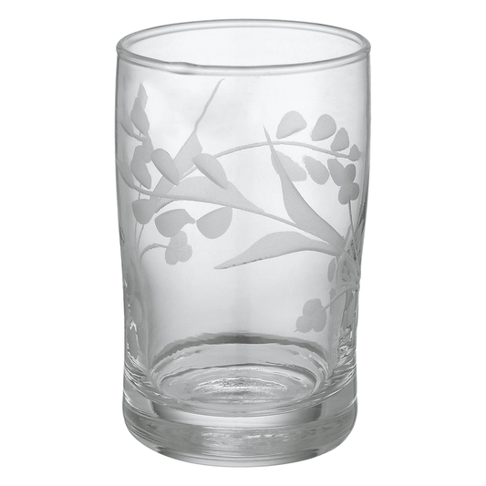 طقم استكانة مزخرف ١٢ قطعة  حفر ليزر ١٠٠ مل - زجاج