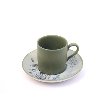 أكسفورد -قهوة بالطبق نيو دورا - 12 قطعه اخضر - 100مل