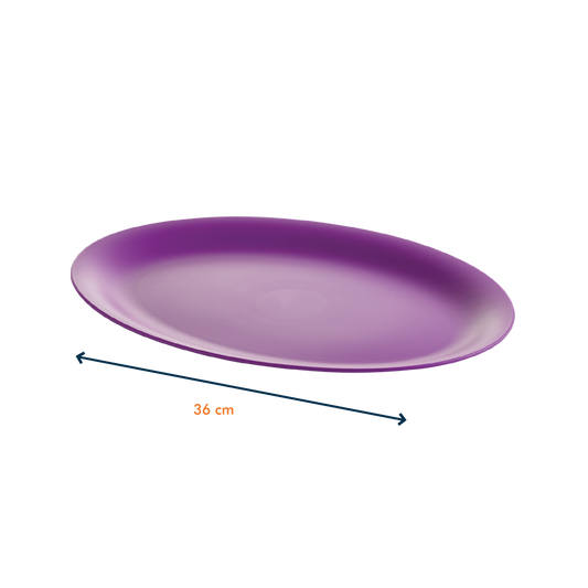 ام ديزاين  سرفيس بيضاوي 36 سم لايف ستايل  -  بنفسجي