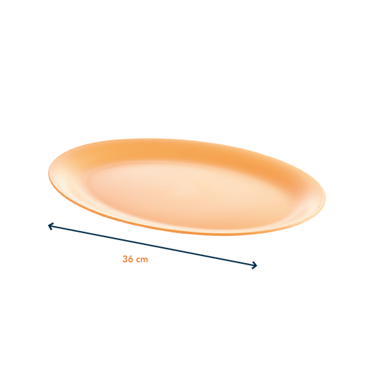 ام ديزاين  سرفيس بيضاوي 36 سم لايف ستايل  -  برتقالي