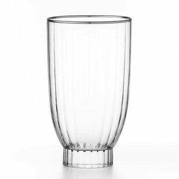 باشابتشي - طقم أكواب طويلة أموري 410مل -  6 قطع -  فضي