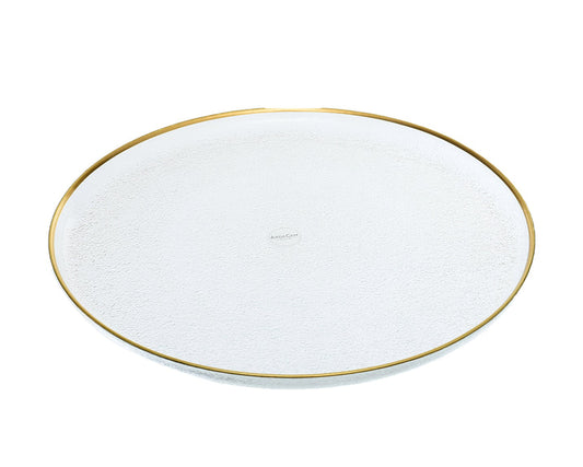 أردكام - طبق تقديم وأطباق مع كنار ذهبية - 7 قطع