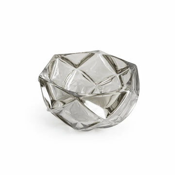 طبق زجاجي - شفاف - 22*13سم