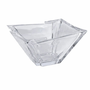 طبق زجاجي - شفاف - 21 × 11 سم