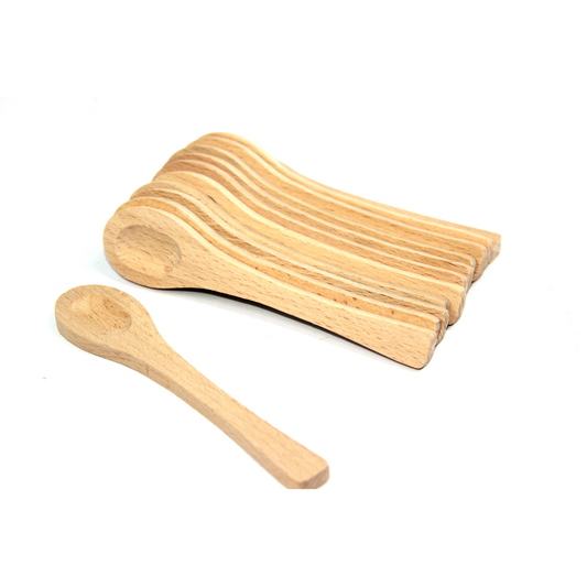 سينزو - 12 ملعقة خشب صغيره