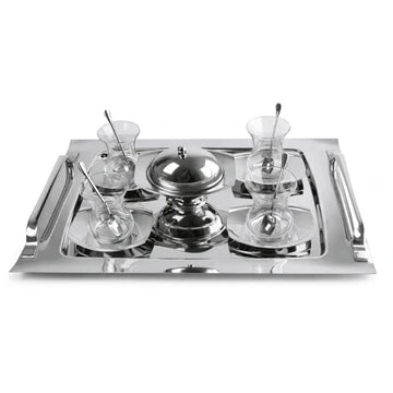 أرسيل - طقم شاي 22 قطعة - فضي