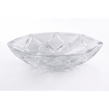 طبق زجاجي عميق - شفاف - 35*18سم