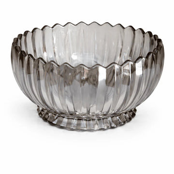 طبق زجاجي - اسود - 23*12سم