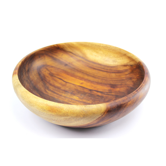 سينزو - وعاء تقديم خشب - 25*8 سم