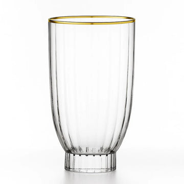 باشاباتشي - طقم أكواب طويلة من أموري 410 مل - 6 قطع - ذهبي